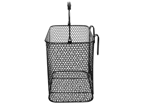 Electra Sykkelkurv Honeycomb Svart Kroker til bagasjebrett 