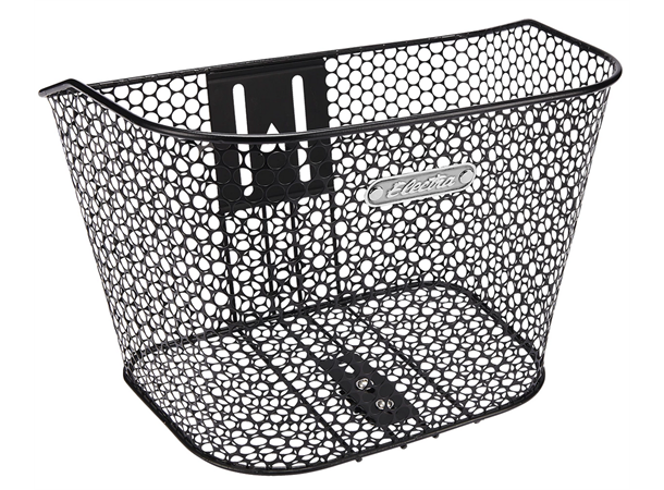 Electra Sykkelkurv Honeycomb Svart Permanent feste inkludert 