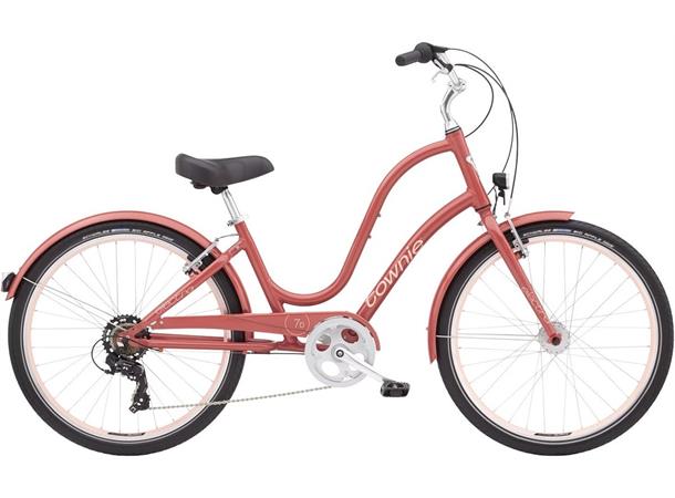 Electra Townie Original 7D EQ Damesykkel 7 gir, Curry Red 