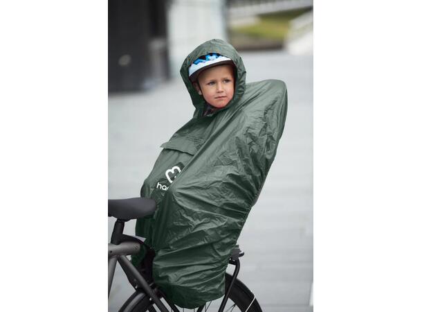 Hamax poncho til barnesete grønn 