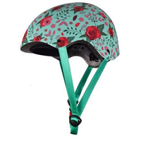 Kiddimoto Sykkelhjelm Matte Floral 