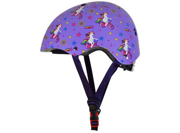 Kiddimoto Sykkelhjelm Matte Unicorn 