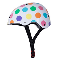 Kiddimoto Sykkelhjelm Pastel Dotty 