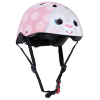 Kiddimoto Sykkelhjelm Pink Bunny 