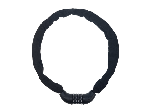 Pivial Sykkellås City Chain 28535 90 cm, Kode, Kjettinglås, Black 