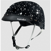 Sawako Furuno Sykkelhjelm Stardust Sølv One-size