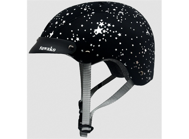 Sawako Furuno Sykkelhjelm Stardust Sølv One-size 