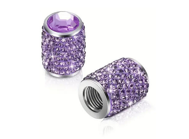 Ventilhette Lilla Krystall 