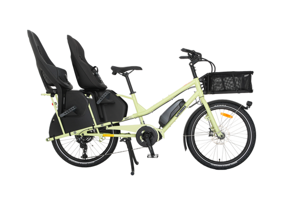 Yuba Kombi EP5 Transportsykkel Shimano EP5 elsykkel, Menta (grønn) 