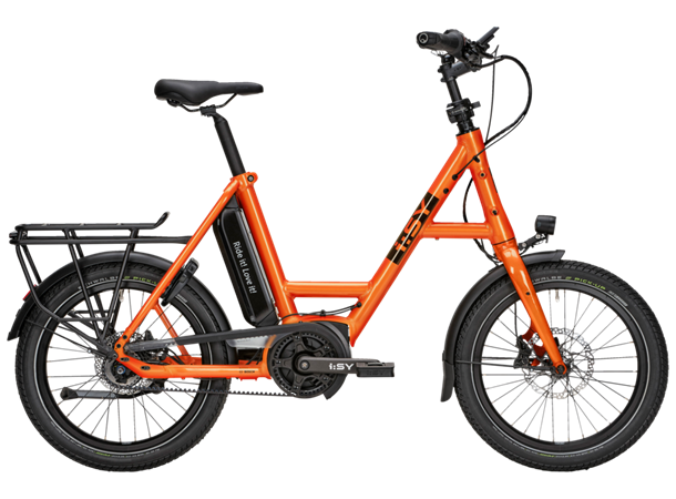 i:SY Kompakt E5 ZR F Elsykkel 5i, Bosch, 600 Wh, Happy Orange