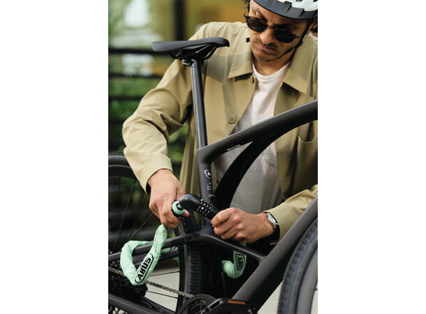 ABUS Sykkellås Tresor 6807C 85 cm, Kode, Kjettinglås, Black 