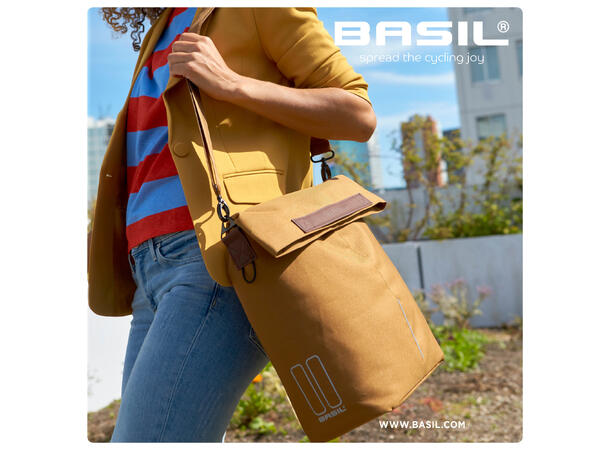 Basil Sykkelveske City Shopper 14-16 liter, Moss Green 