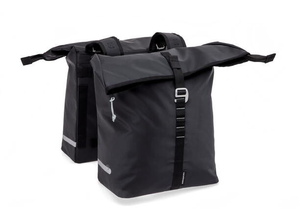 New Looxs Dobbel Sykkelveske Cantos 18 x 2 liter, Black 