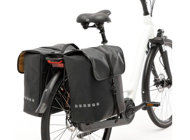 New Looxs Dobbel Sykkelveske MIK Odense 2 x 19,5 liter, Black 