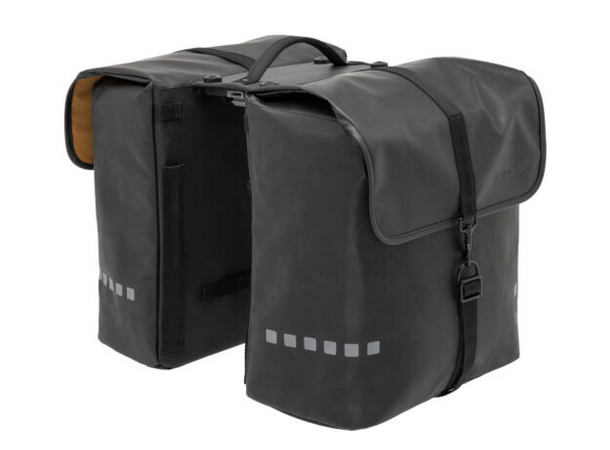 New Looxs Dobbel Sykkelveske MIK Odense 2 x 19,5 liter, Black 
