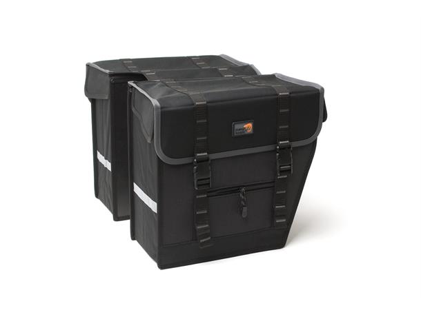 New Looxs Dobbel Sykkelveske Superior 2 x 21 liter, Black 