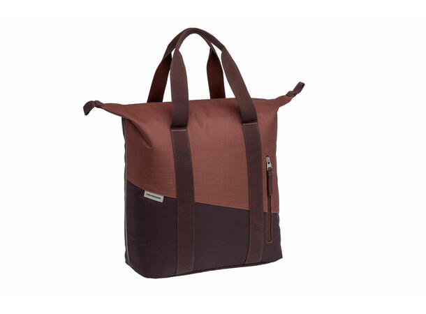 New Looxs Sykkelveske Oslo Shopper Kota 24 liter, Burgundy Rust 