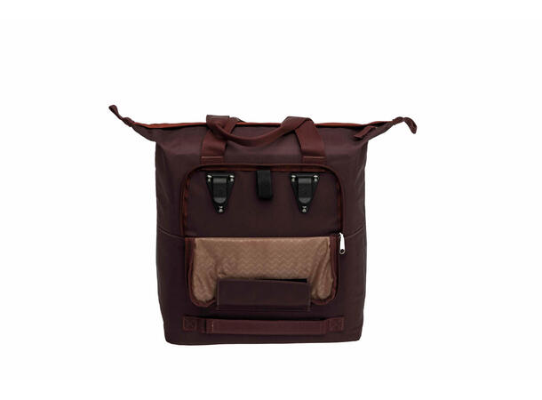 New Looxs Sykkelveske Oslo Shopper Kota 24 liter, Burgundy Rust 