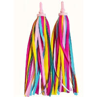 Streamers multi-color Gul-Blå-Rosa