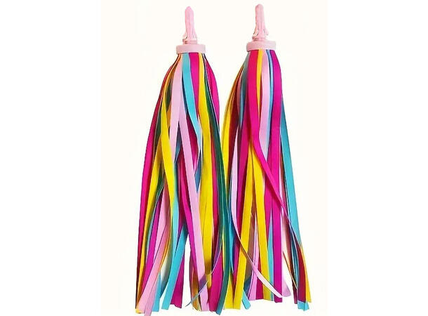 Streamers multi-color Gul-Blå-Rosa 