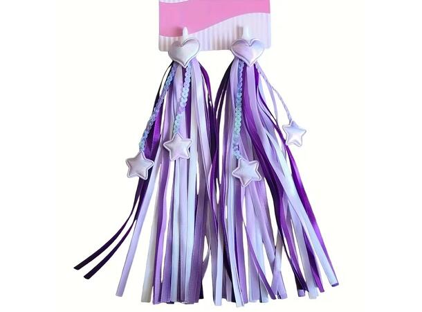 Streamers multi-color Lilla-Hvit 