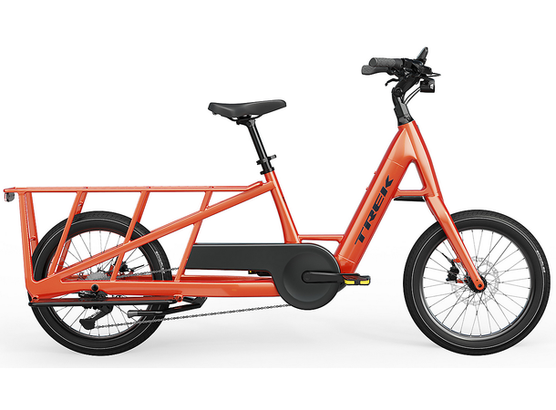 Trek Fetch+ 2 Transportsykkel Bosch Cargo Smart elsykkel, Lava