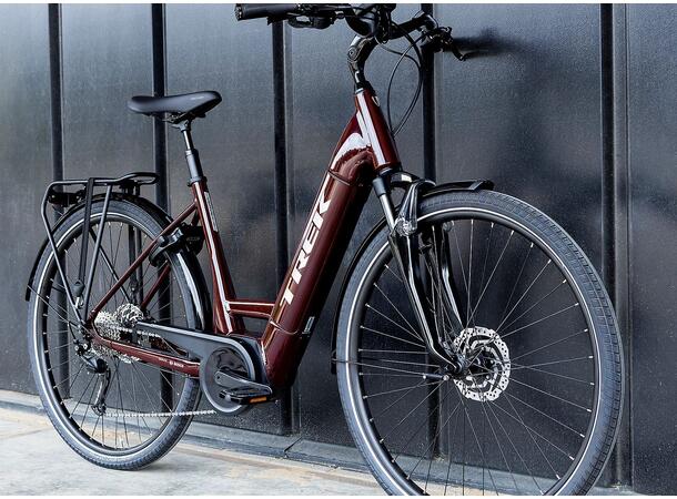 Trek Verve+ 4 Lowstep Elsykkel Cobra Blood 
