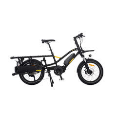Yuba Fastrack Transportsykkel Shimano E7000 elsykkel, Espresso