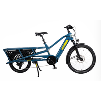 Yuba Spicy Curry V4 Transportsykkel Bosch Cargo Line elsykkel, True Blue