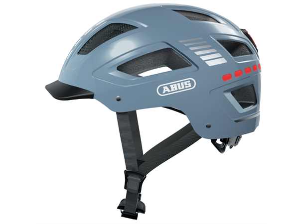 ABUS Sykkelhjelm Hyban LED Signal Blue 