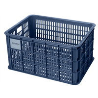 Basil Sykkelkurv Kasse MIK Large 40 liter, Bluestone