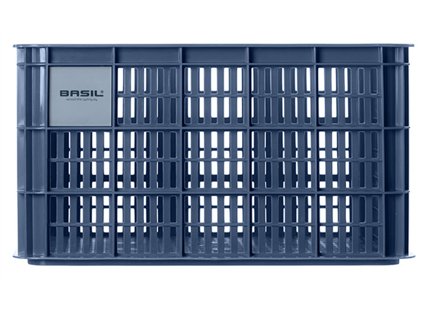 Basil Sykkelkurv Kasse MIK Large 40 liter, Bluestone 