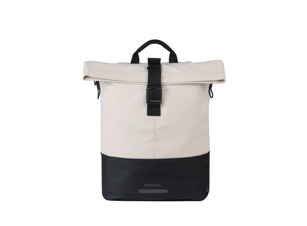 Basil Sykkelveske Cove Shopper 14-16 liter, Off-White/Black 