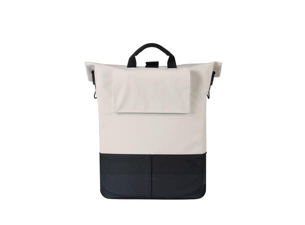 Basil Sykkelveske Cove Shopper 14-16 liter, Off-White/Black 