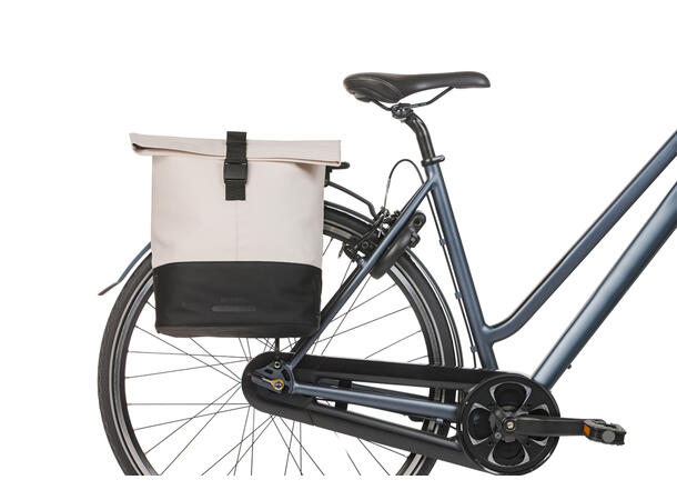 Basil Sykkelveske Cove Shopper 14-16 liter, Off-White/Black 