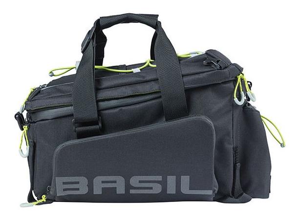 Basil Sykkelveske Miles XL Pro 9-36 liter, Trunk Bag, Black 