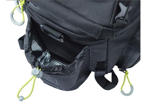 Basil Sykkelveske Miles XL Pro 9-36 liter, Trunk Bag, Black 