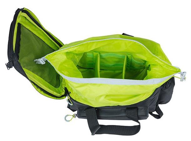 Basil Sykkelveske Miles XL Pro 9-36 liter, Trunk Bag, Black 