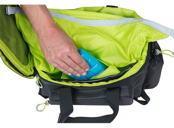 Basil Sykkelveske Miles XL Pro 9-36 liter, Trunk Bag, Black 