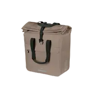 Basil Sykkelveske Urban Dry Neo Shopper 23-26 liter, Sage Brown