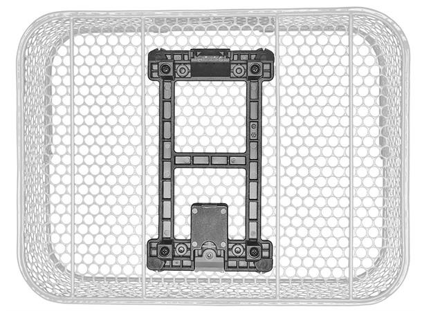 Electra Sykkelkurv MIK Honeycomb Lav Lyserosa 