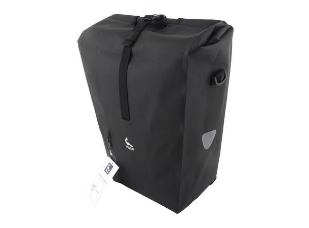 Pivial Sykkelveske All-Weather Shopping 23-29 liter, Black 