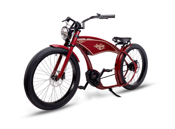 Ruff Cycles The Ruffian Elsykkel Bosch, 500 Wh, Indian Red