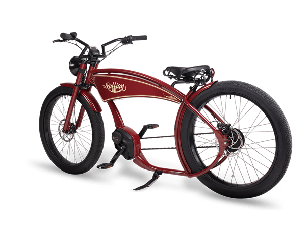 Ruff Cycles The Ruffian Elsykkel Bosch, 500 Wh, Indian Red