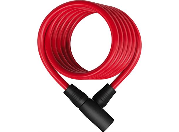 ABUS Sykkellås Star 4508 150 cm, Nøkkel, Kabellås, Red 