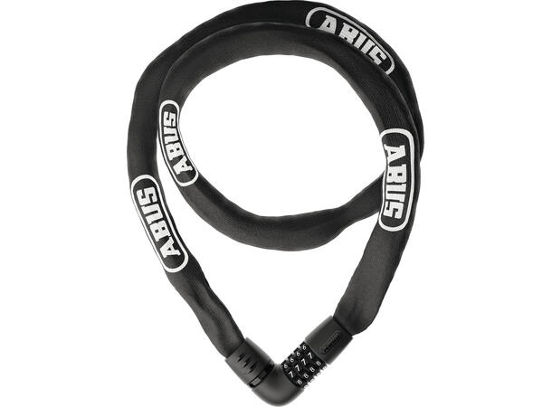 ABUS Sykkellås Tresor 6807C 140 cm, Kode, Kjettinglås, Black 