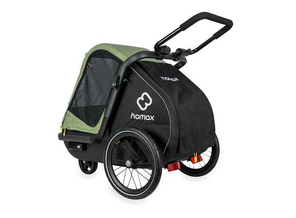 Hamax Hundevogn Pluto Medium sykkelvogn og trillevogn for hund 