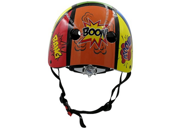 Kiddimoto Sykkelhjelm Comic Kiddimoto str: Small (48 - 52 cm) 