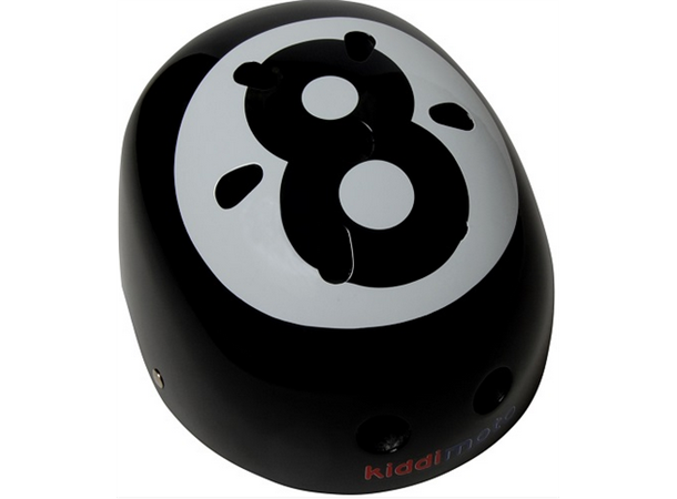 Kiddimoto Sykkelhjelm Eight Ball Kiddimoto str: Small (48 - 52 cm) 