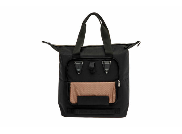 New Looxs Sykkelveske Oslo Shopper Kota 24 liter, Black Green 